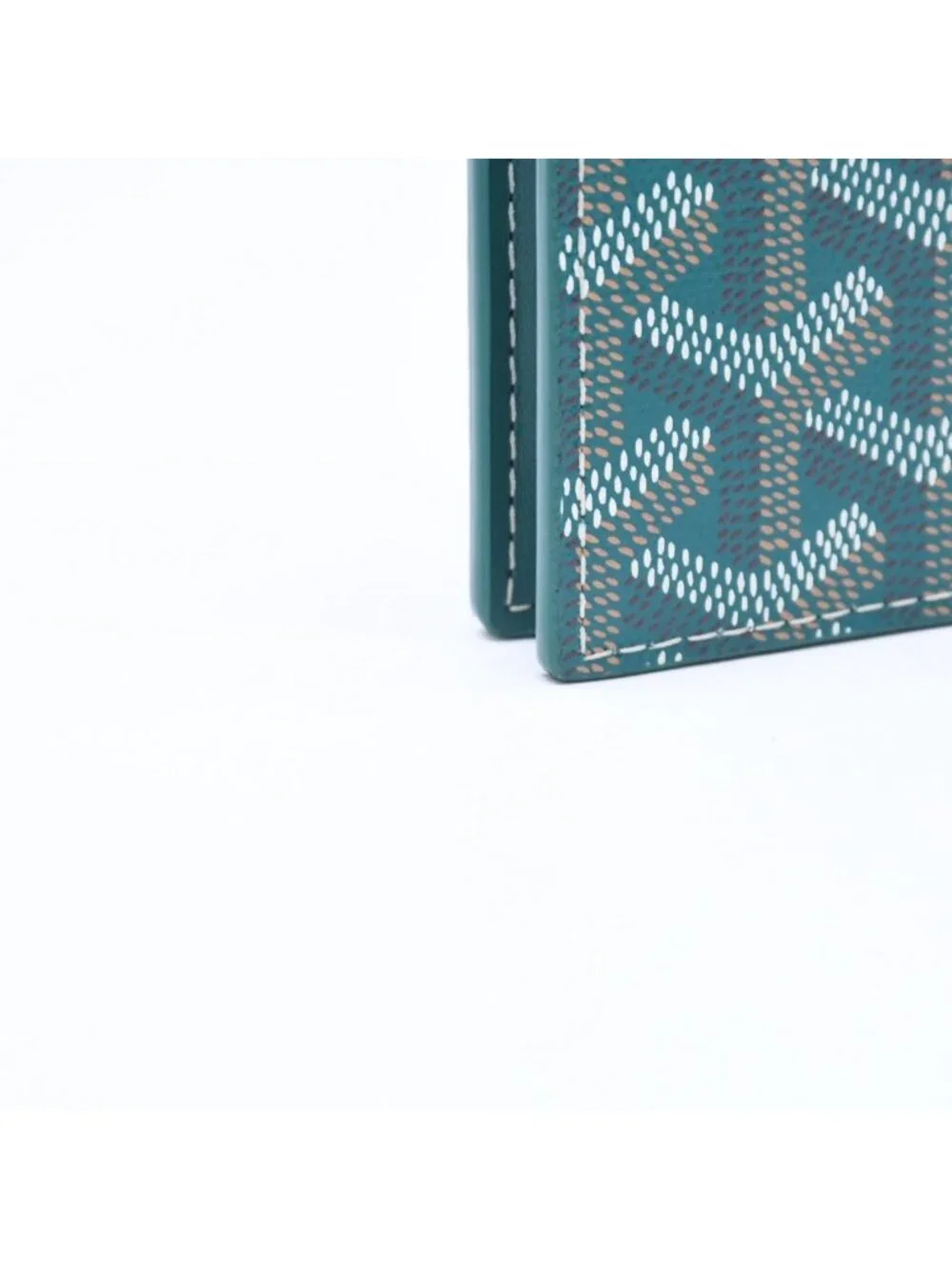 Goyard Victoire Wallet Leather Green